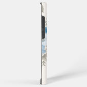 ライ芸術的トパーソナライズされたパステルブルーバラ SAMSUNG GALAXYケース (右側面)