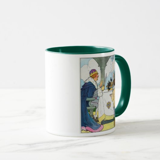 ライ麦でいっぱいのポケットで六ペンスの歌を歌いなさい マグカップ (正面右)