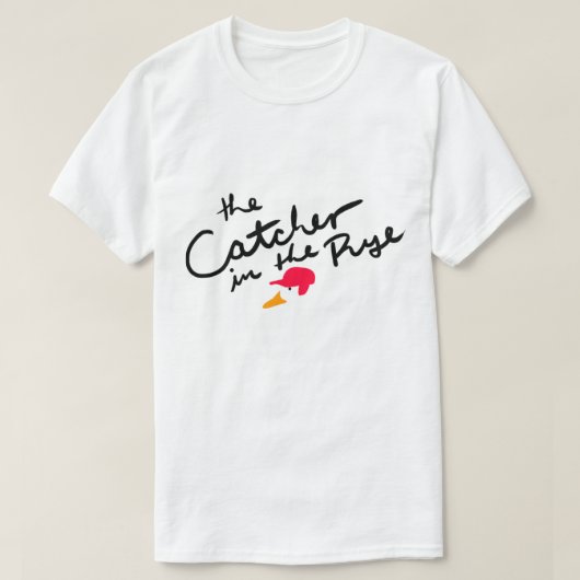 ライ麦のキャッチャー Tシャツ (デザイン正面)