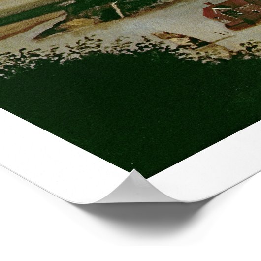 ライ麦の広い景色 ポスター (角)