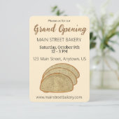 ライ麦パン専門のユダヤ料理教室グランドオープニングパン作り教室 招待状 (スタンド正面)