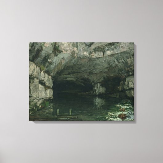 ラウエの洞窟， 1864 キャンバスプリント (正面)