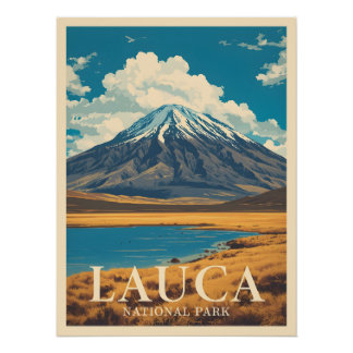 ラウカ国立公園 - チリ  ポスター
