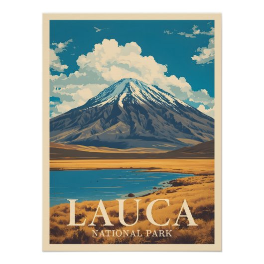 ラウカ国立公園 - チリ  ポスター (正面)