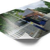 ラウクリフ鉄道駅 フォトプリント            (角)