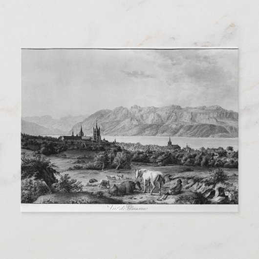 ラウザンヌの景観 ポストカード (正面)