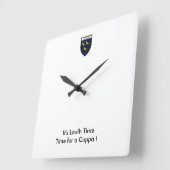 ラウスの時間にカップパに行った。 スクエア壁時計 (傾斜)