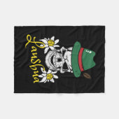 ラウスブアバリアスカルバイエルンコスチューム フリースブランケット (正面(横))