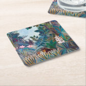 ラウソーの赤道ジャングル スクエアペーパーコースター (アングル)