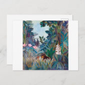 ラウソーの赤道ジャングル ポストカード (正面/裏面)