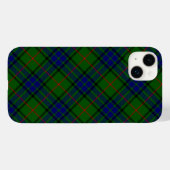 ラウダータータンチェックブルーグリーンプレイド Case-Mate iPhoneケース (裏面 (横))