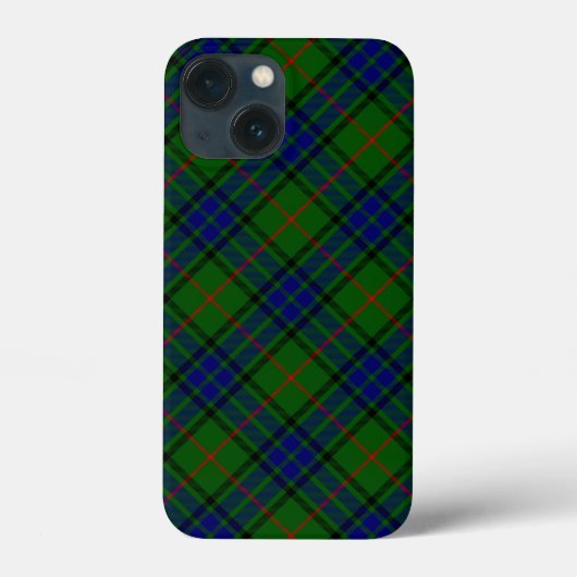 ラウダータータンチェックブルーグリーンプレイド Case-Mate iPhoneケース (裏面)