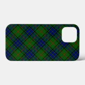 ラウダータータンチェックブルーグリーンプレイド Case-Mate iPhoneケース (裏面 (横))