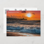 ラウダーデールバイザシー，フロリダ – スプラッシュウォール ポストカード (正面/裏面)