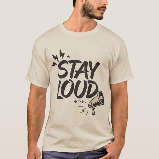 ラウドであれ Tシャツ (正面)
