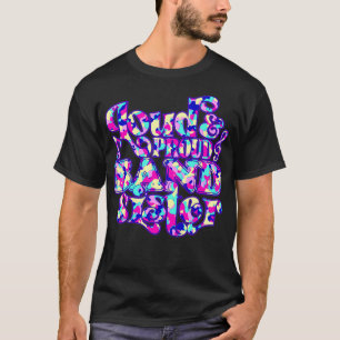 ラウドアンドマーチ誇りを持ったングバンドシスター明るいカモフララ Tシャツ