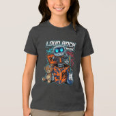 ラウドロックミュージックロボット トライブレンドＴシャツ (正面)