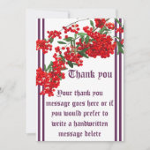 ラウナンの感謝状 招待状 (正面)