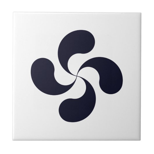 ラウブル記号 タイル (正面)