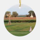 ラウラインガルスウィルダーファミリーホームステッドinデスメットSD セラミックオーナメント (正面)