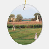 ラウラインガルスウィルダーファミリーホームステッドinデスメットSD セラミックオーナメント (左)