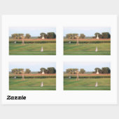 ラウラインガルスウィルダーファミリーホームステッドinデスメットSD 長方形シール (シート)