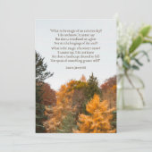 ラウラ・ジャウォルスキー著「秋の日々の魔法」 シーズンカード (スタンド正面)