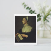 ラウラ・バッティフェッリの肖像、1555-60年頃（板上） ポストカード (スタンド正面)