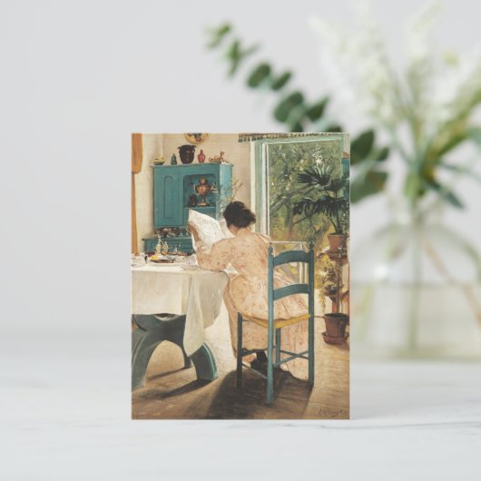 ラウリツアンデルセンリングや輪アットブレックフ絵画ァーストアートPr ポストカード (スタンド正面)