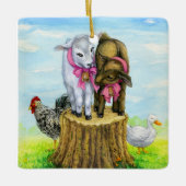 ラウリーのクリッター セラミックオーナメント (正面)