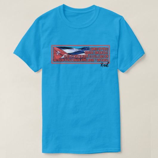 ラウルカストロ Tシャツ (デザイン正面)