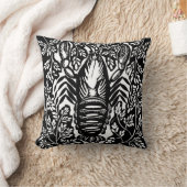 ラウルドゥフィウッドカットクレイフィッシュ装飾用クッション クッション (ブランケット)