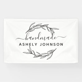 ラウレルの葉のグリーン 装飾 オーダーメイド 横断幕