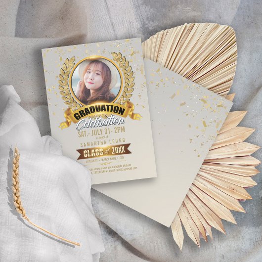 ラウレルリース卒業写真 ID833 招待状