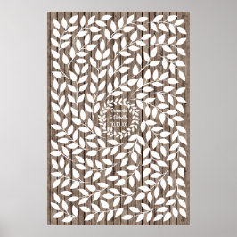 ラウレル - 250 署名ゲストブック代替 ポスター