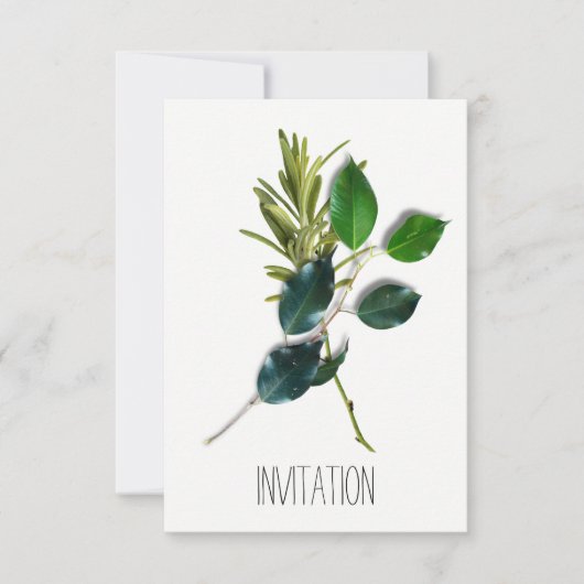 ラウロスパイスイタリアンシェフレストランフオーガニックェッド 招待状 (正面)