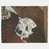 ラウンジウェスティオンソファ フリースブランケット (正面(横))