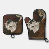 ラウンジウェスティオンソファ 鍋つかみ&鍋敷きセット (正面)