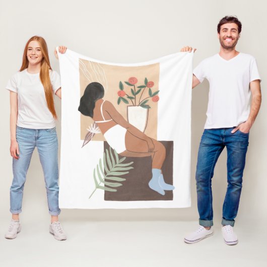 ラウンジウーマン フリースブランケット (インサイチュ)