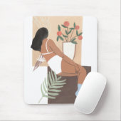 ラウンジウーマン マウスパッド (マウス)