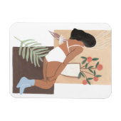 ラウンジウーマン マグネット (横)