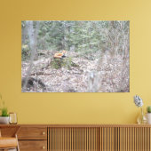 ラウンジキツネ キャンバスプリント (インサイチュ (リビング))