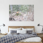 ラウンジキツネ キャンバスプリント (インサイチュ (寝室))