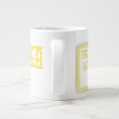 ラウンジジャンボマグネオンイエロー ジャンボコーヒーマグカップ (裏面)