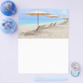 ラウンジチェアオンザ海ビーチ チラシ (シングル)