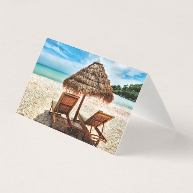 ラウンジチェアオンビーチ装飾用クッション (正面)