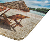 ラウンジチェアオンビーチ装飾用クッション カッティングボード (角)