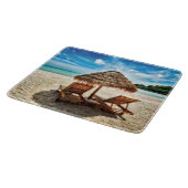 ラウンジチェアオンビーチ装飾用クッション カッティングボード (角)