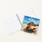 ラウンジチェアオンビーチ装飾用クッション ノートブック (内部)