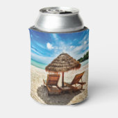 ラウンジチェアオンビーチ装飾用クッション 缶クーラー (缶裏面)